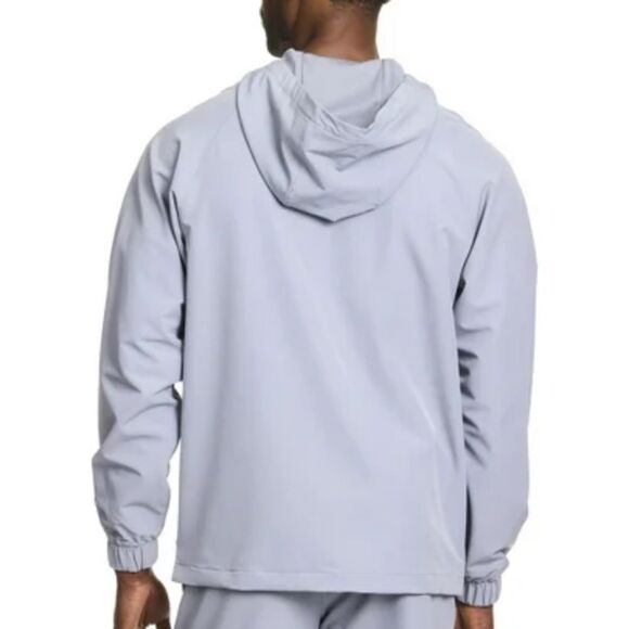 Reebok Gray Men’s Hoodie Performance Jacket(Size Medium) - Picture 2 of 9